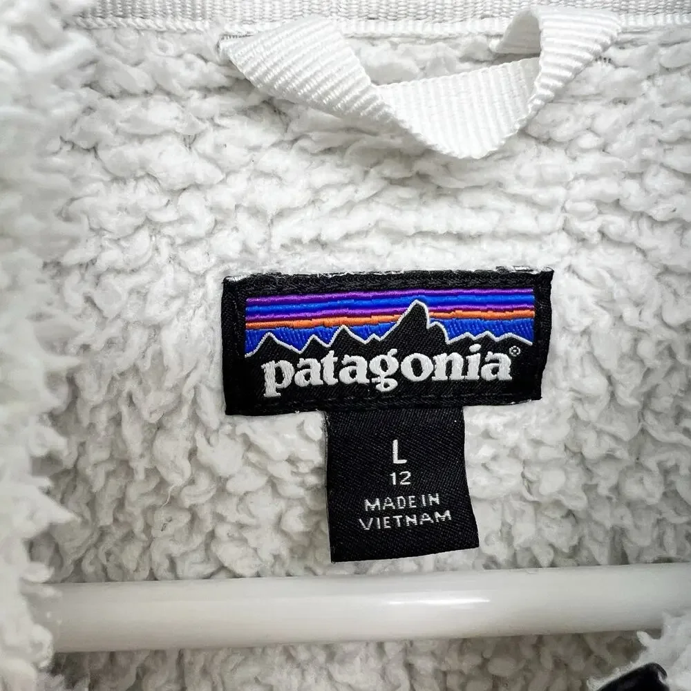 Child’s Fleece Patagonia Zip Up Jacket - Size L - Y2K Vintage Outterwear NOC3830